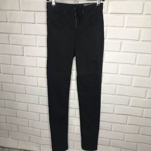 Black high rise pant